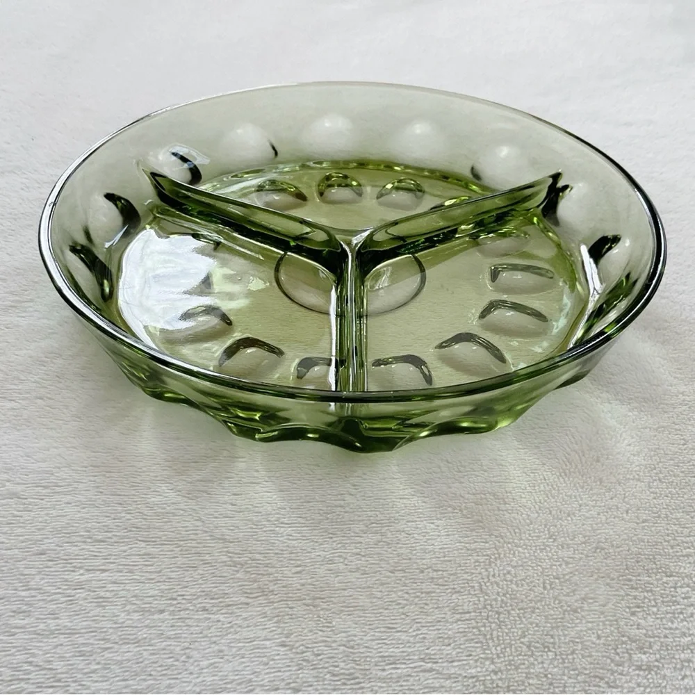 Vintage green glass